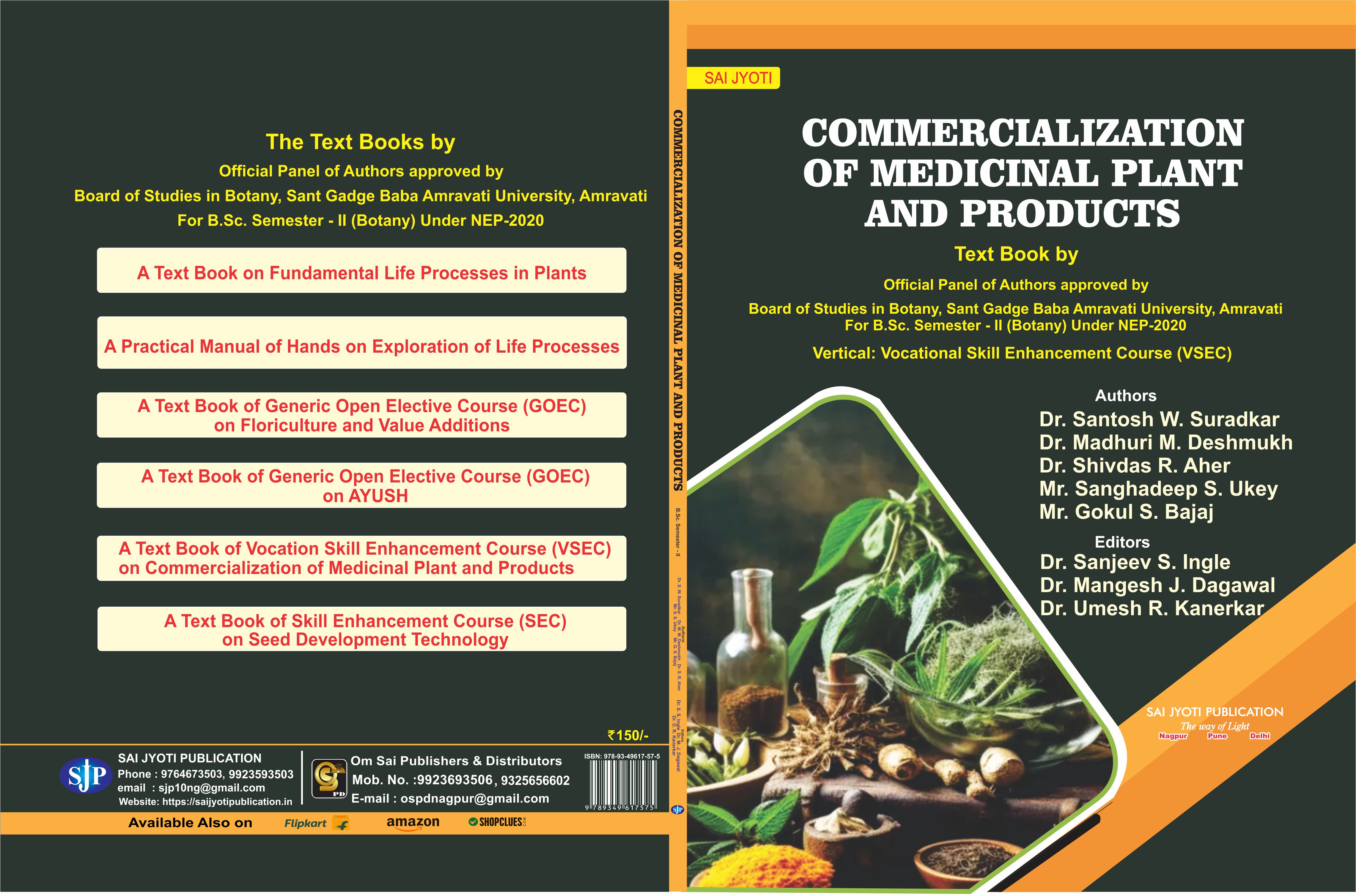 Commercialization Of Medicinal Plant And Products